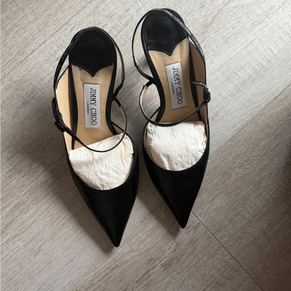 Jimmy Choo Black Pointed Heels